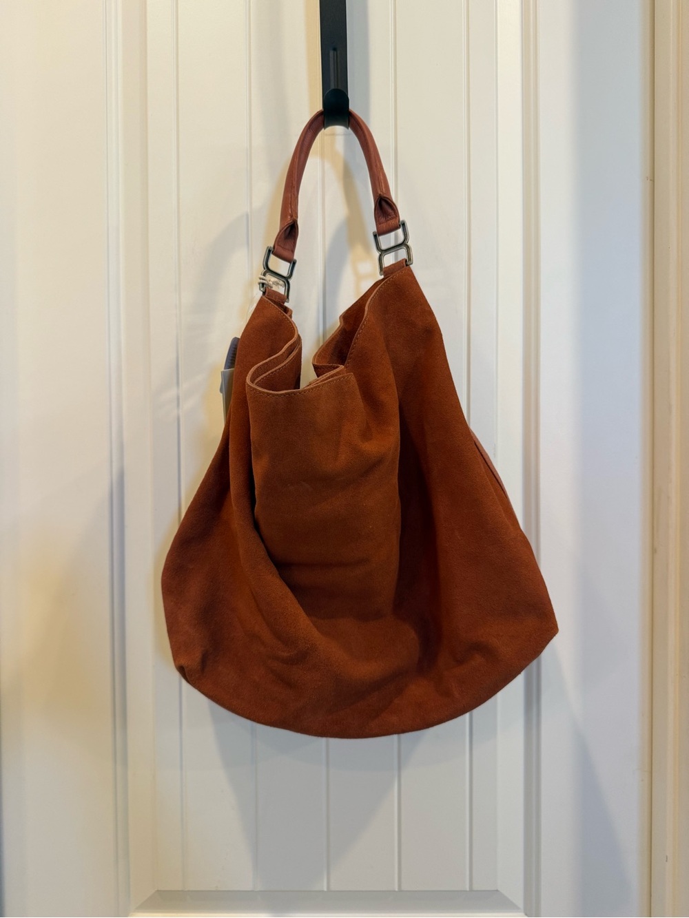 Free People Suzie Suede Slouchy Tote Bag - Picture 4 of 6